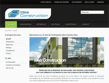 Tablet Screenshot of ideaconstruction.fr